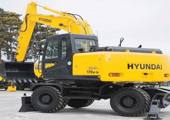 Экскаватор колесный Hyundai R170W-7